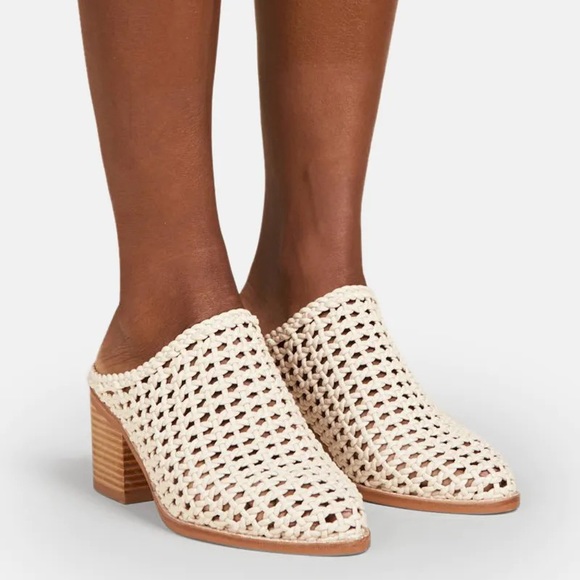 Intentionally Blank Cap Basket Mule in Bone (40 / US 10) - Picture 4 of 11